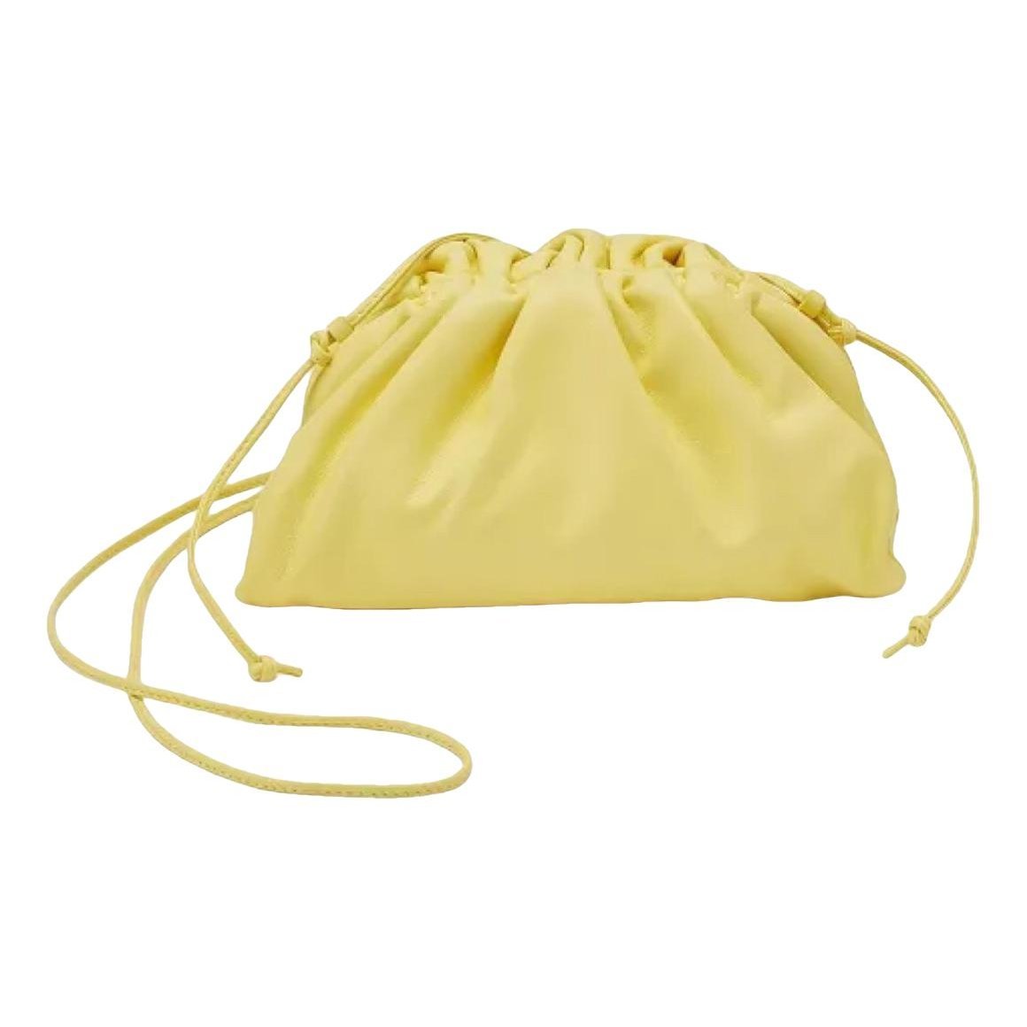 Pouch leather crossbody bag