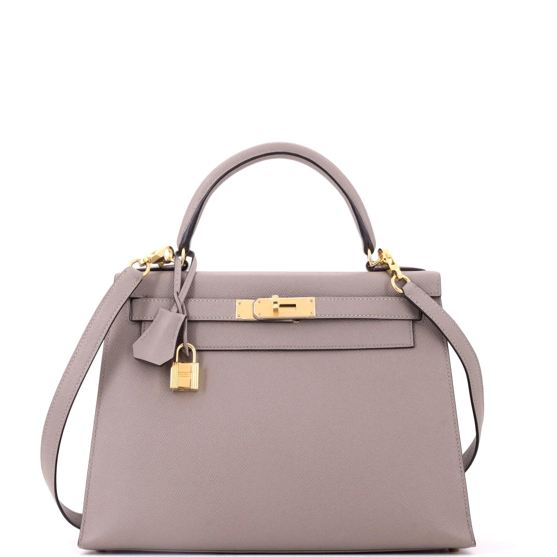 Kelly 28 leather handbag