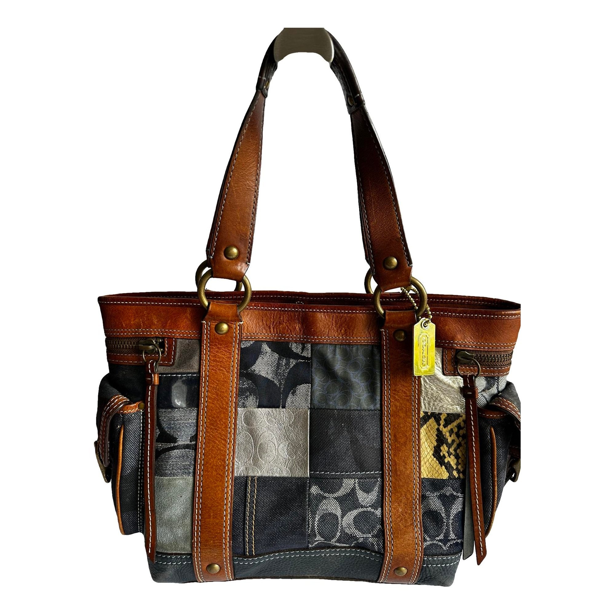 Leather tote