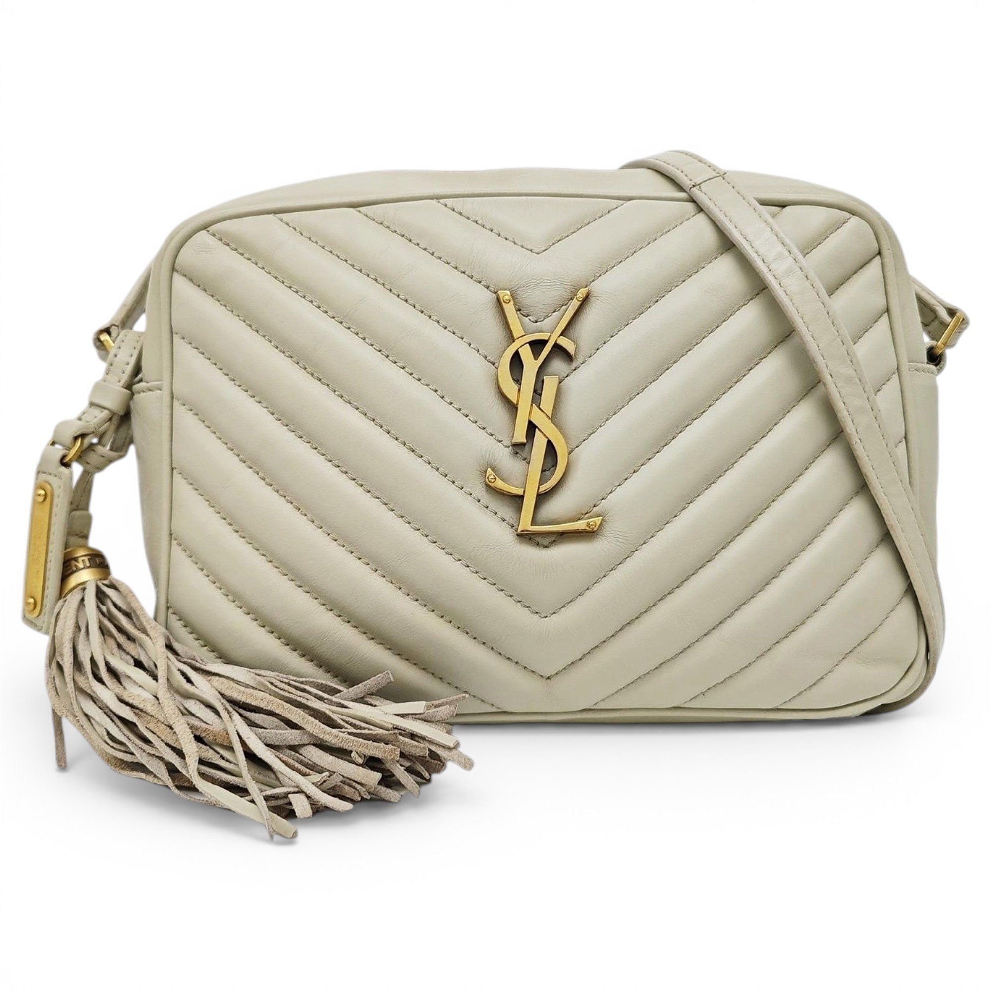 Camera Lou leather handbag