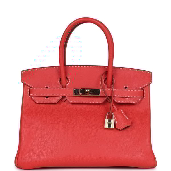 Hermes Pre-owned Hermes Birkin 30 Rose Jaipur Candy Epsom Permabrass Hardware