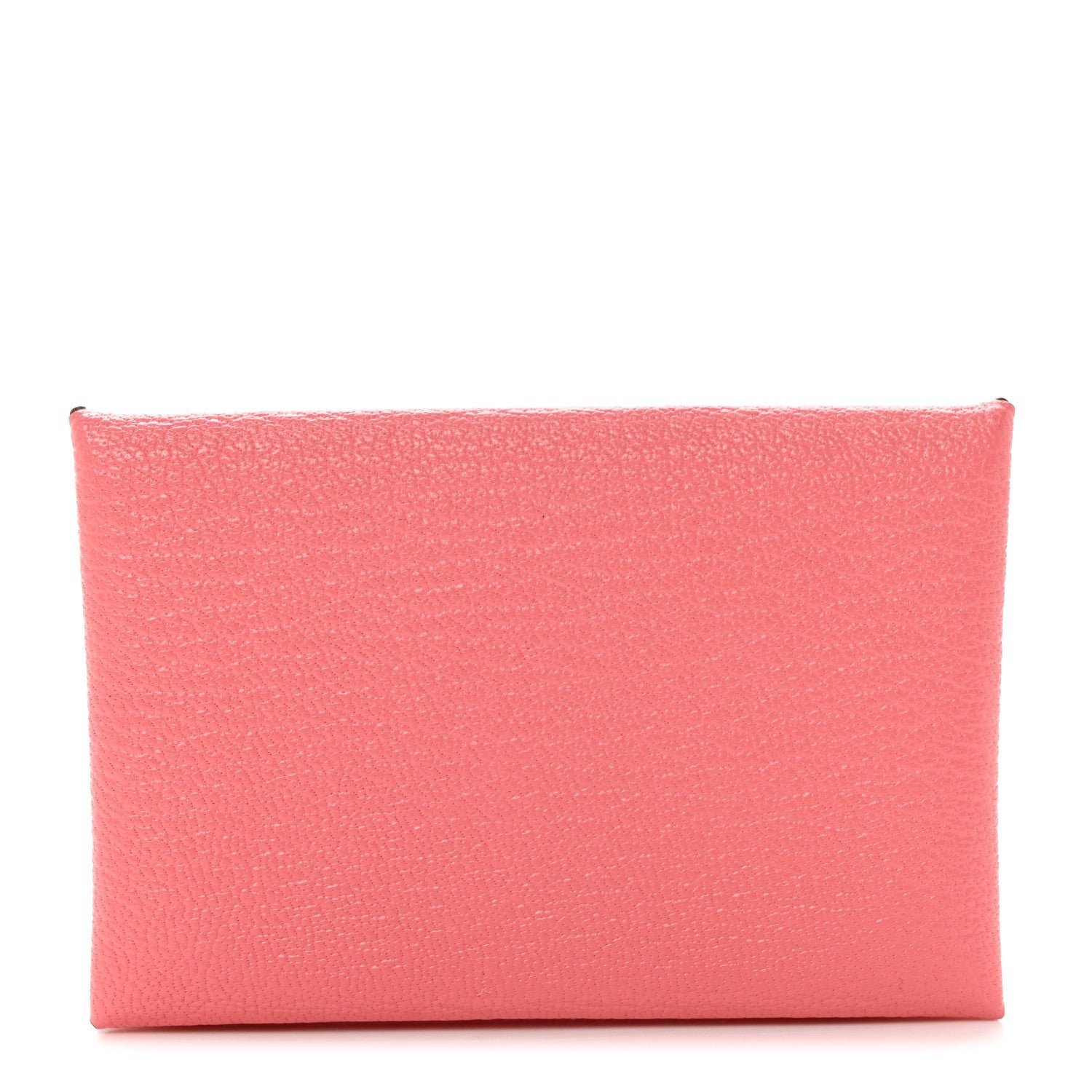 Hermes Chevre Mysore Calvi Card Case Rose Azalee