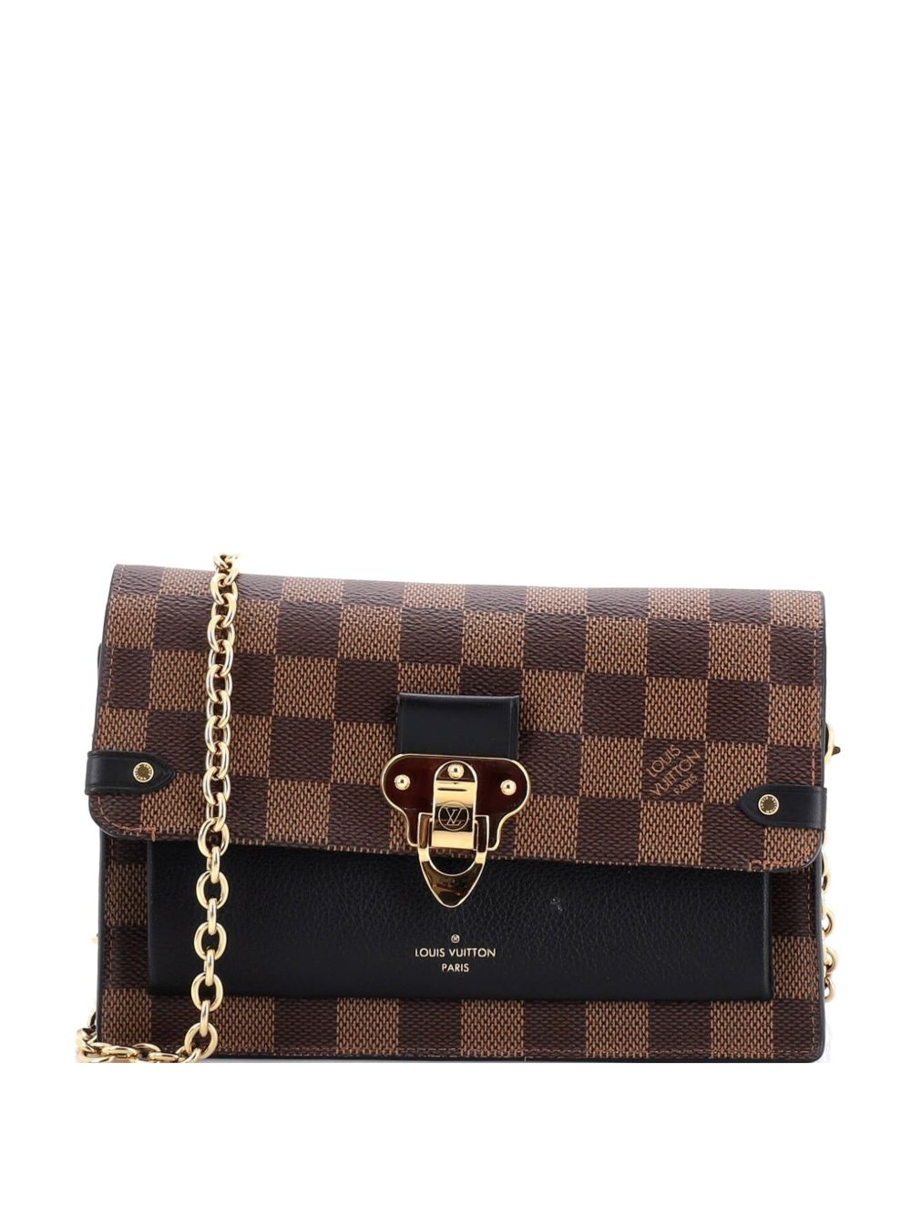 Vavin Chain Wallet NM Damier with Leather crossbody bag