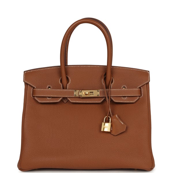 Hermes Birkin 30 Gold Togo Gold Hardware