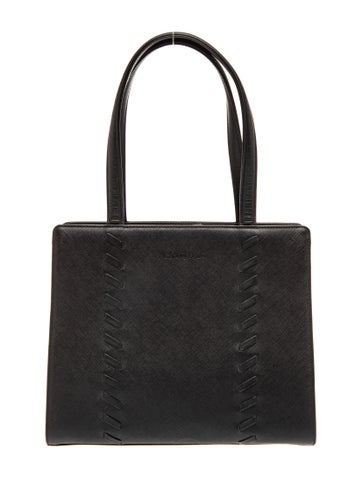 Saffiano Leather Top Handle Bag