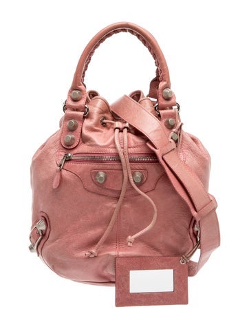 Balenciaga Leather Pompon