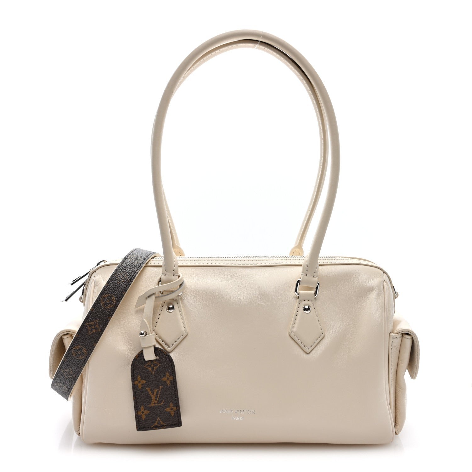 Louis Vuitton Lambskin Speedy Cargo Vibe 30 Vanille