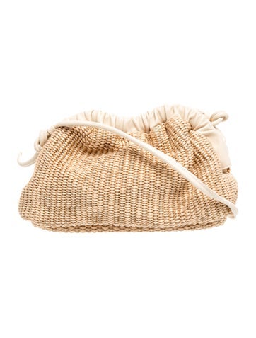 Mansur Gavriel Straw Shoulder Bag