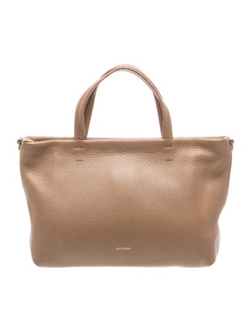 Cuyana Leather Top Handle Bag