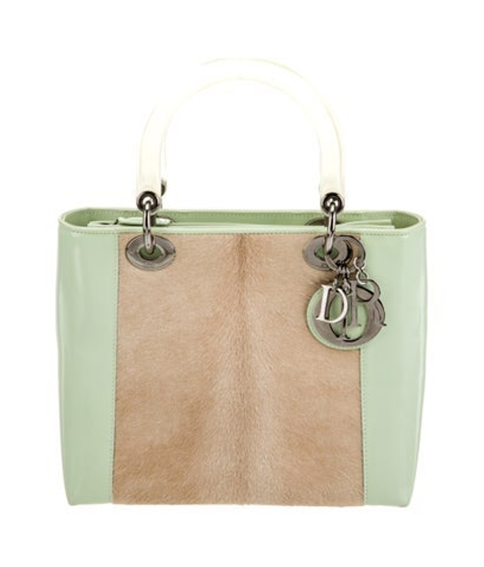 Dior Dior Patent Leather Lady Dior Mini Vintage