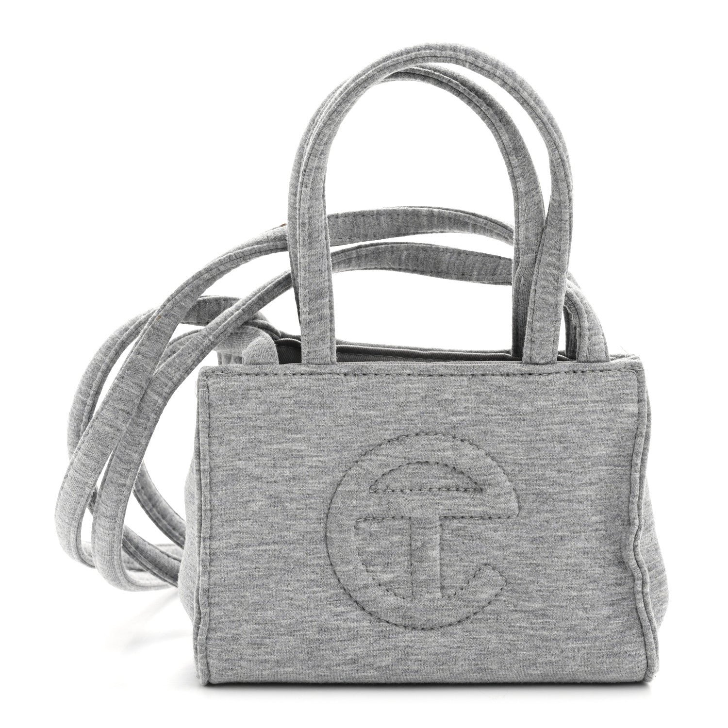 Telfar Telfar X UGG Fleece Small Shopping Bag Heather Grey