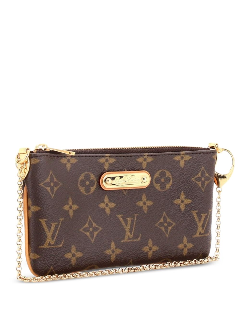 Milla Pochette Monogram Canvas MM clutch bag