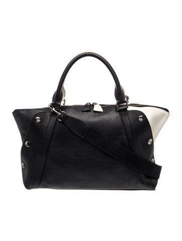 Akris Leather Top Handle Bag