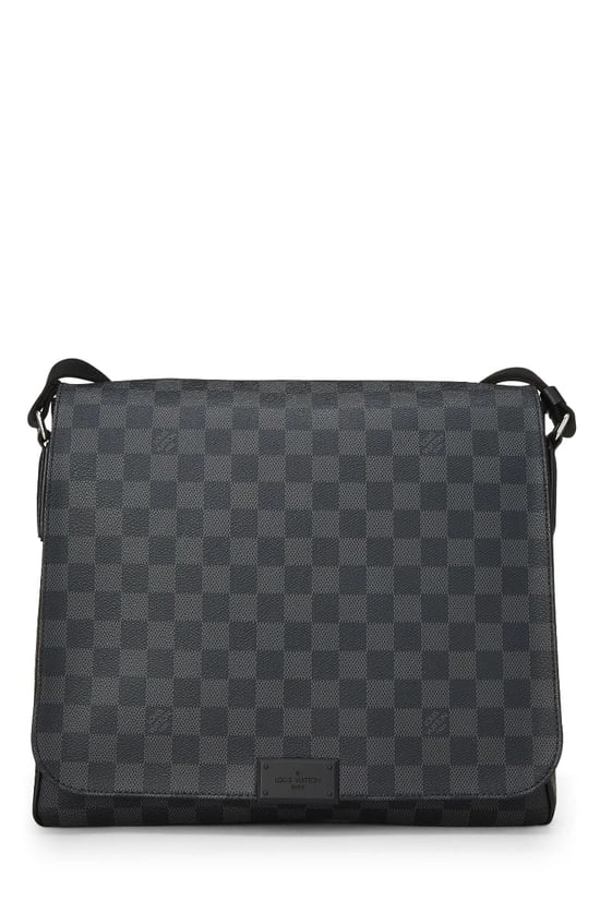 Black Damier Graphite District Messenger MM