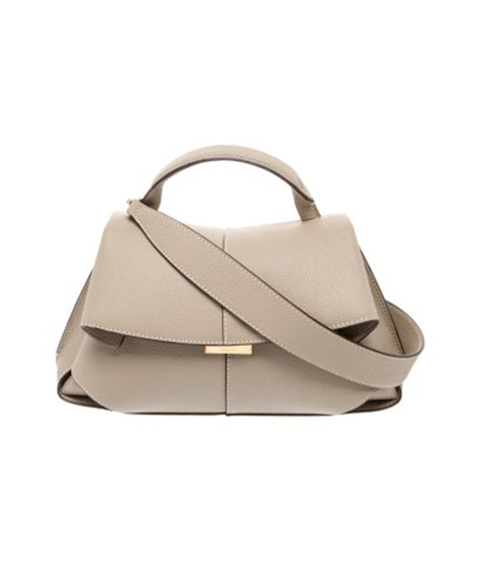 Polene Leather Top Handle Bag