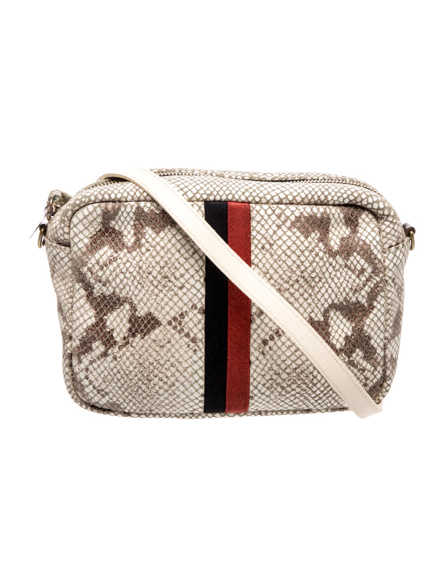 Embossed Leather Shoulder Bag