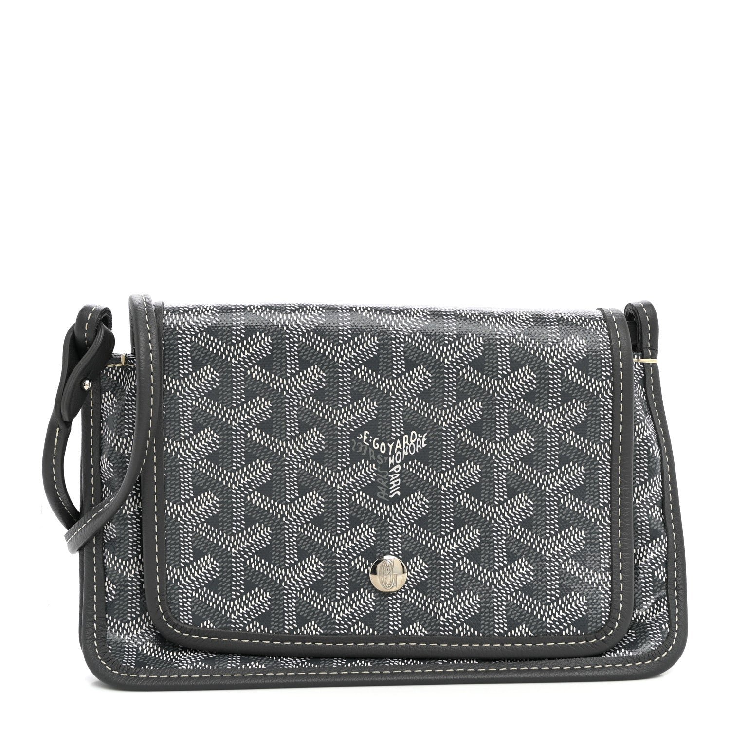 Goyard Goyardine Plumet Wallet Clutch Grey