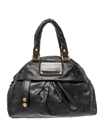 Leather Top Handle Bag