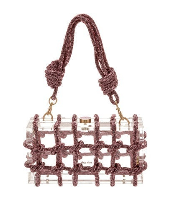 Cult Gaia Gaia Acrylic Top Handle Bag