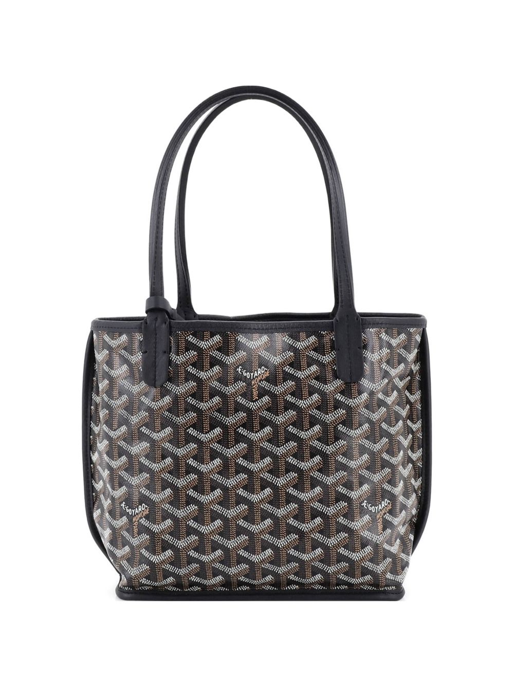 Anjou Reversible Tote Coated Canvas Mini satchel