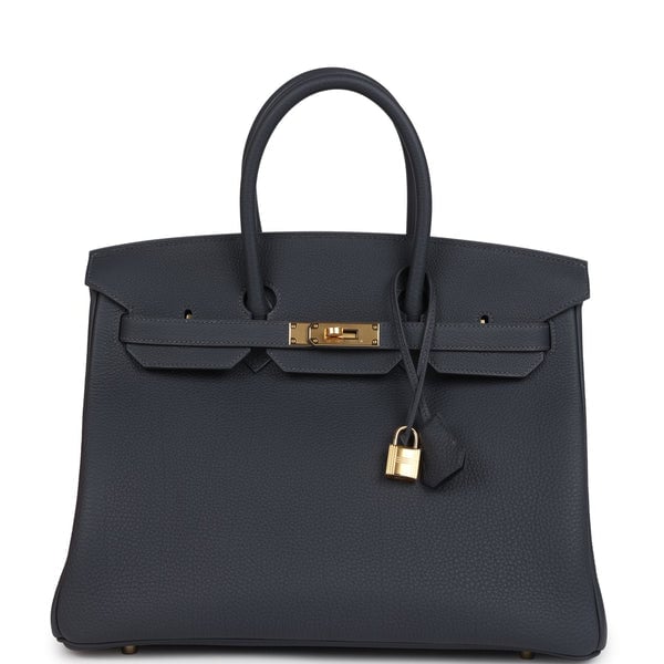 Hermes Hermes Birkin 35 Ardoise Togo Gold Hardware