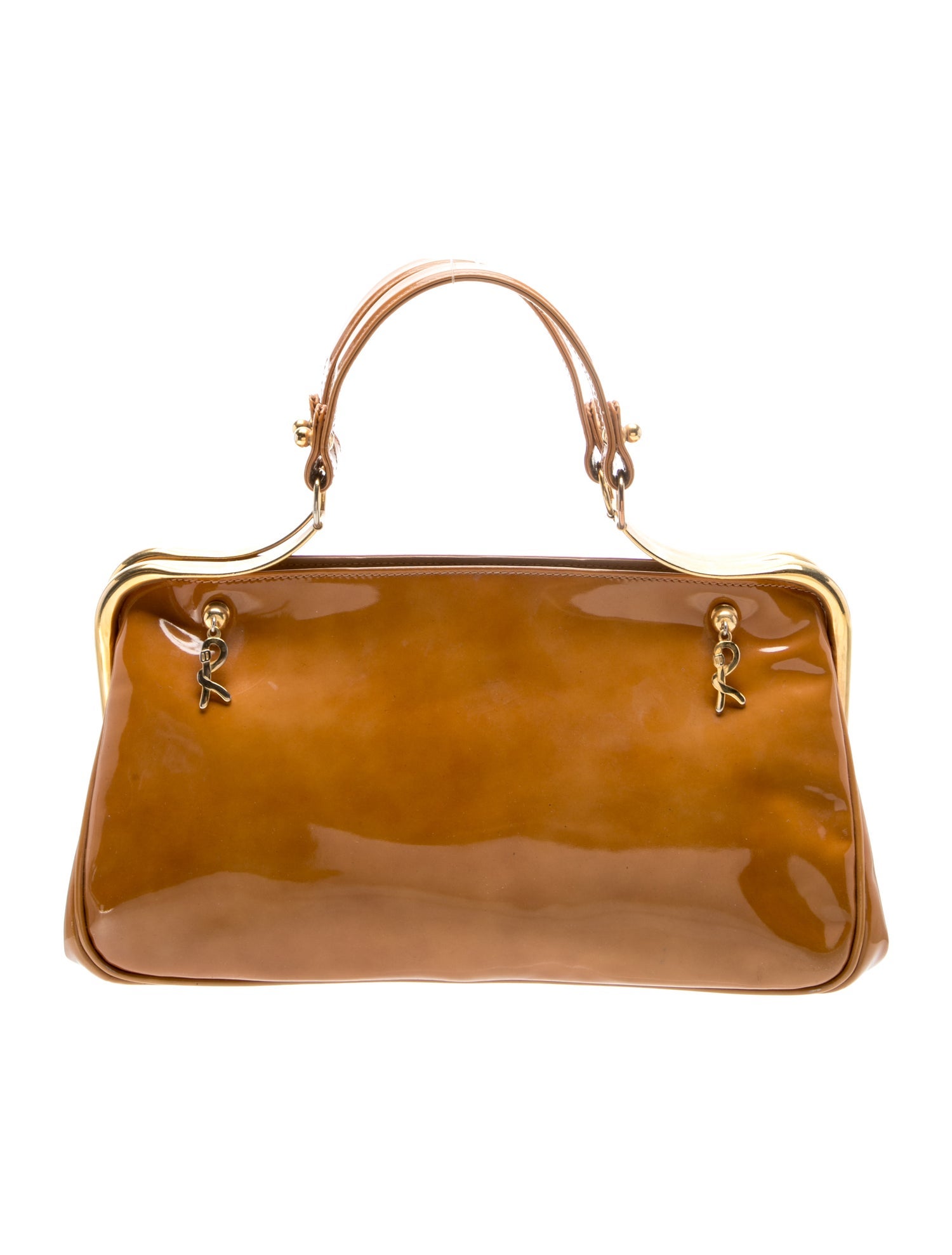 Roberta di Camerino Patent Leather Top Handle Bag