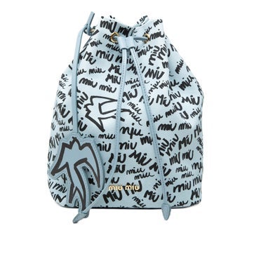 Printed Canvas Drawstring Pouch