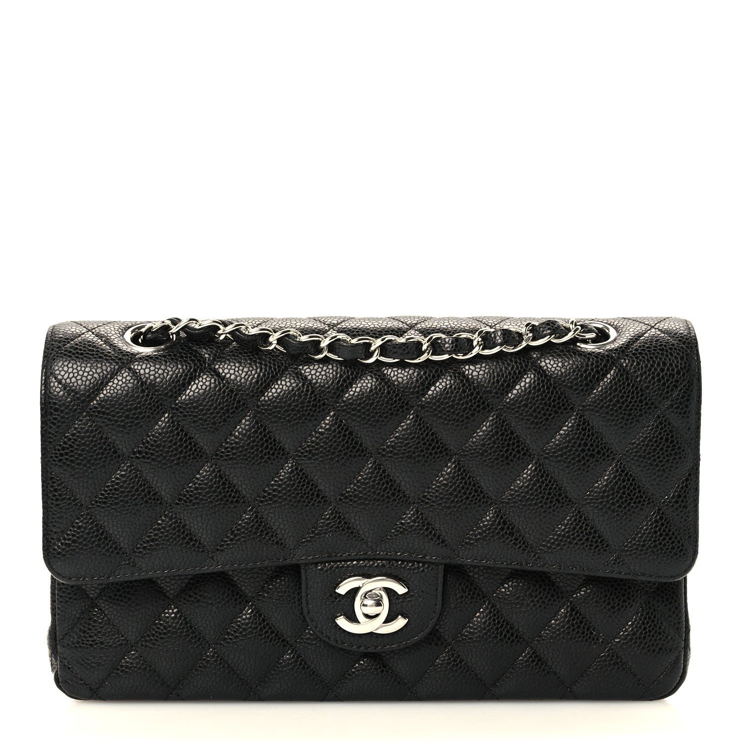 Chanel Caviar Quilted Medium Double Flap Black