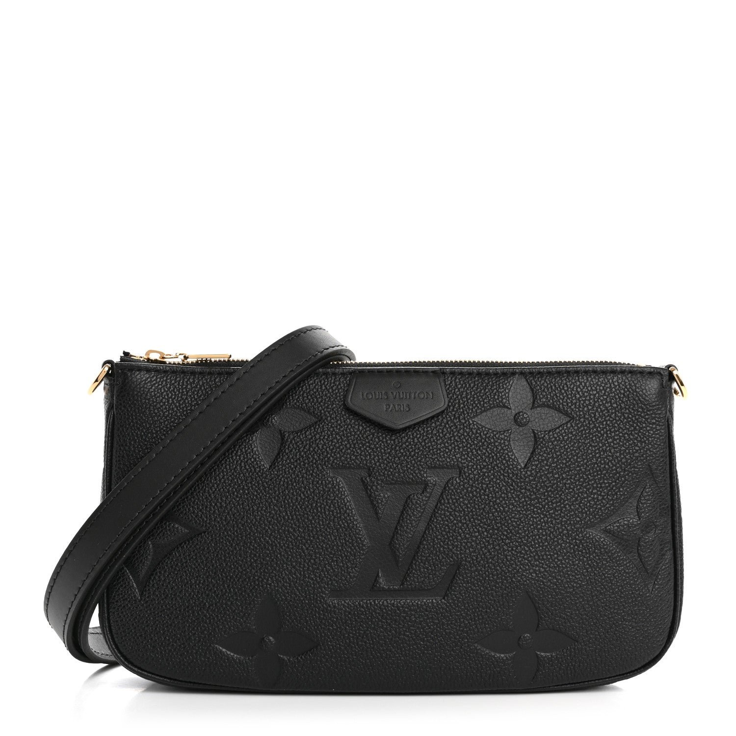 Louis Vuitton Empreinte Monogram Giant Multi Pochette Accessories Large Pochette Black