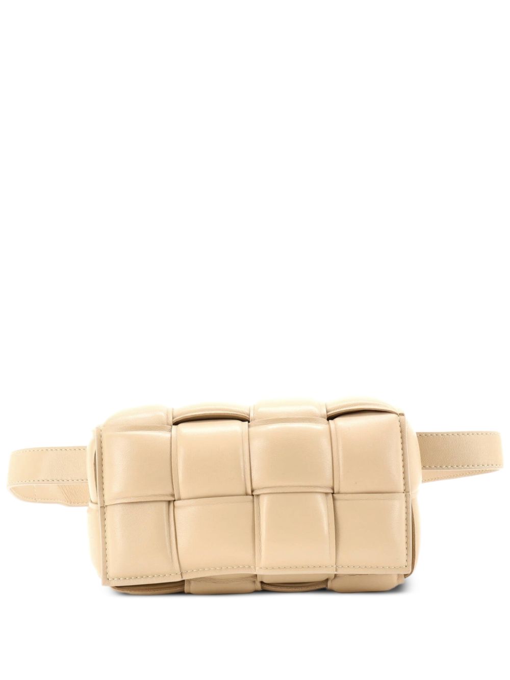 Cassette Padded Intrecciato Leather belt bag