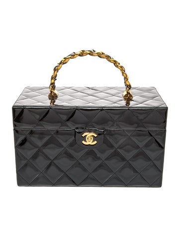 Quilted Top Handle Vanity Case