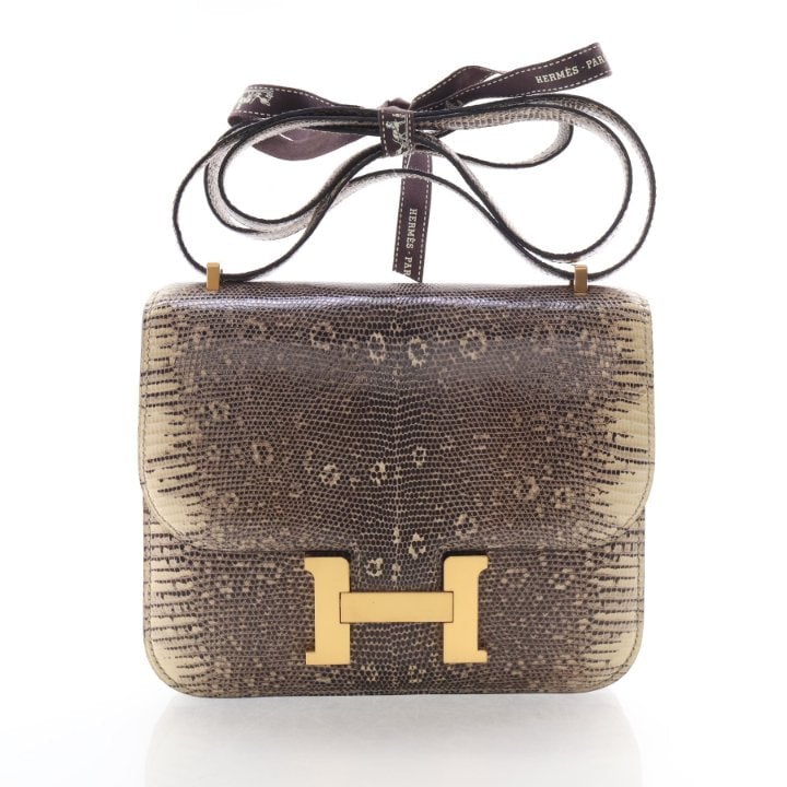 Hermes Ombre Lizard Constance 18