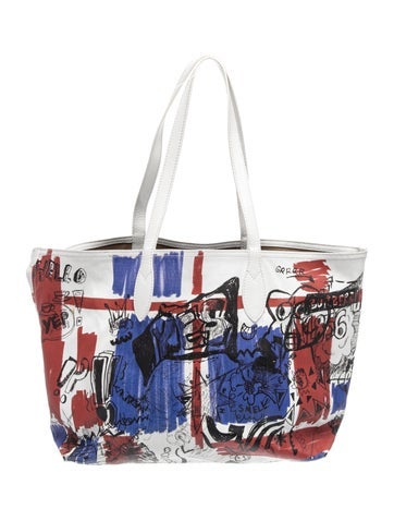 House Check Reversible Union Jack Doodle Tote