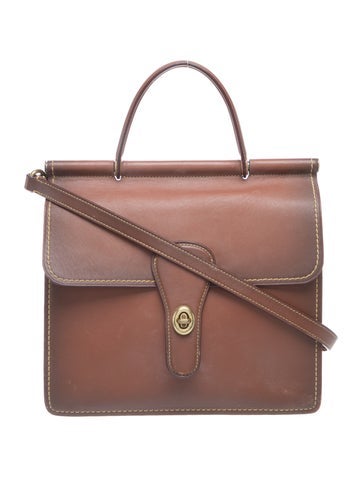 Leather Top Handle Bag