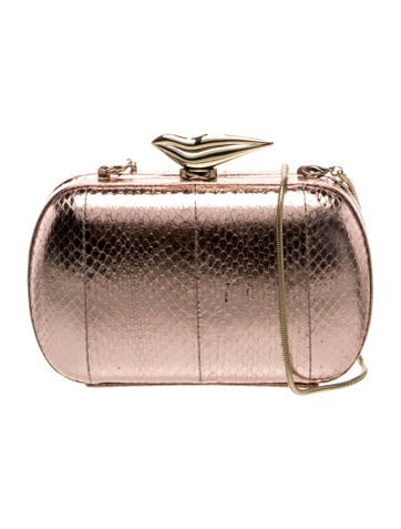 Embossed Leather Minaudière