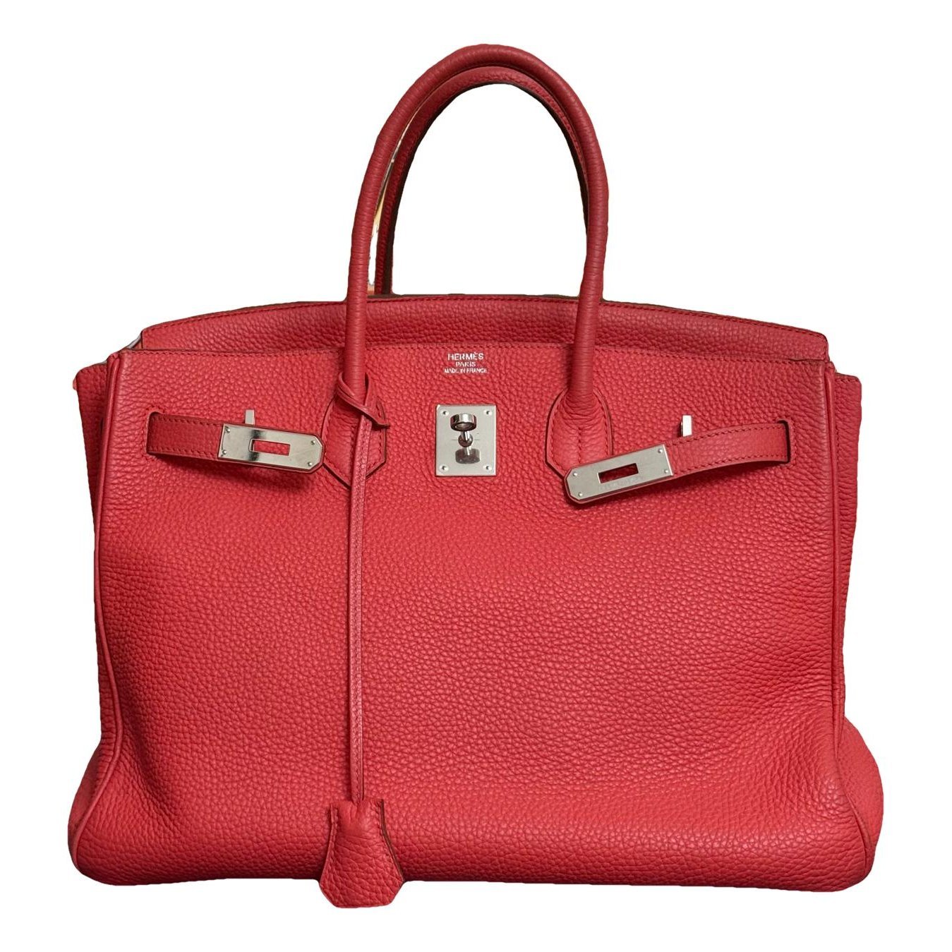 Birkin 35 leather handbag