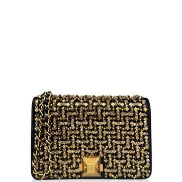 Patent Leather Wallet On Chain