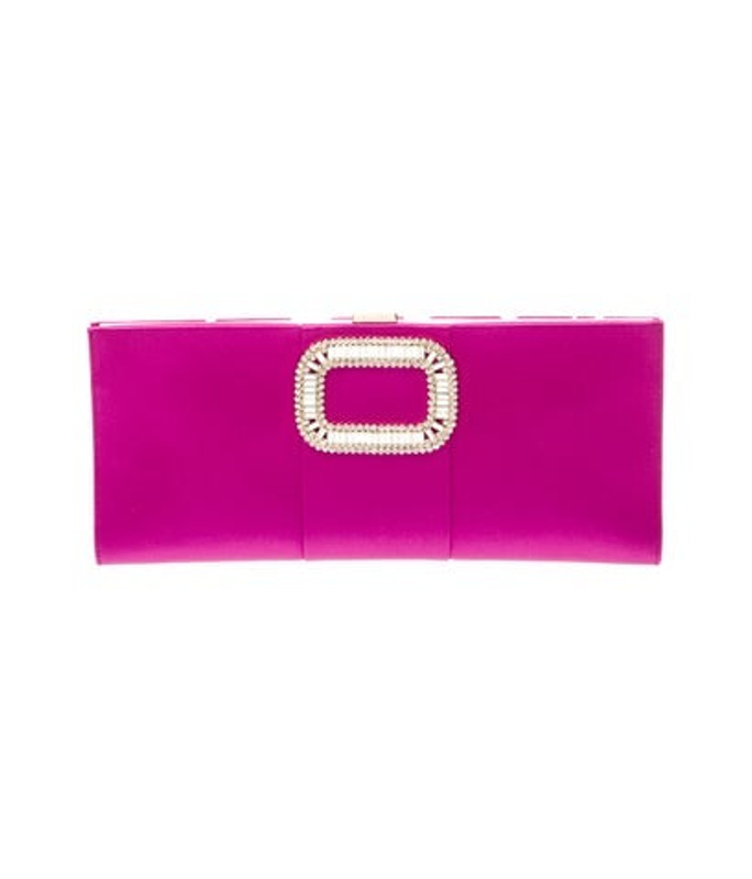Roger Vivier Vivier Satin Clutch