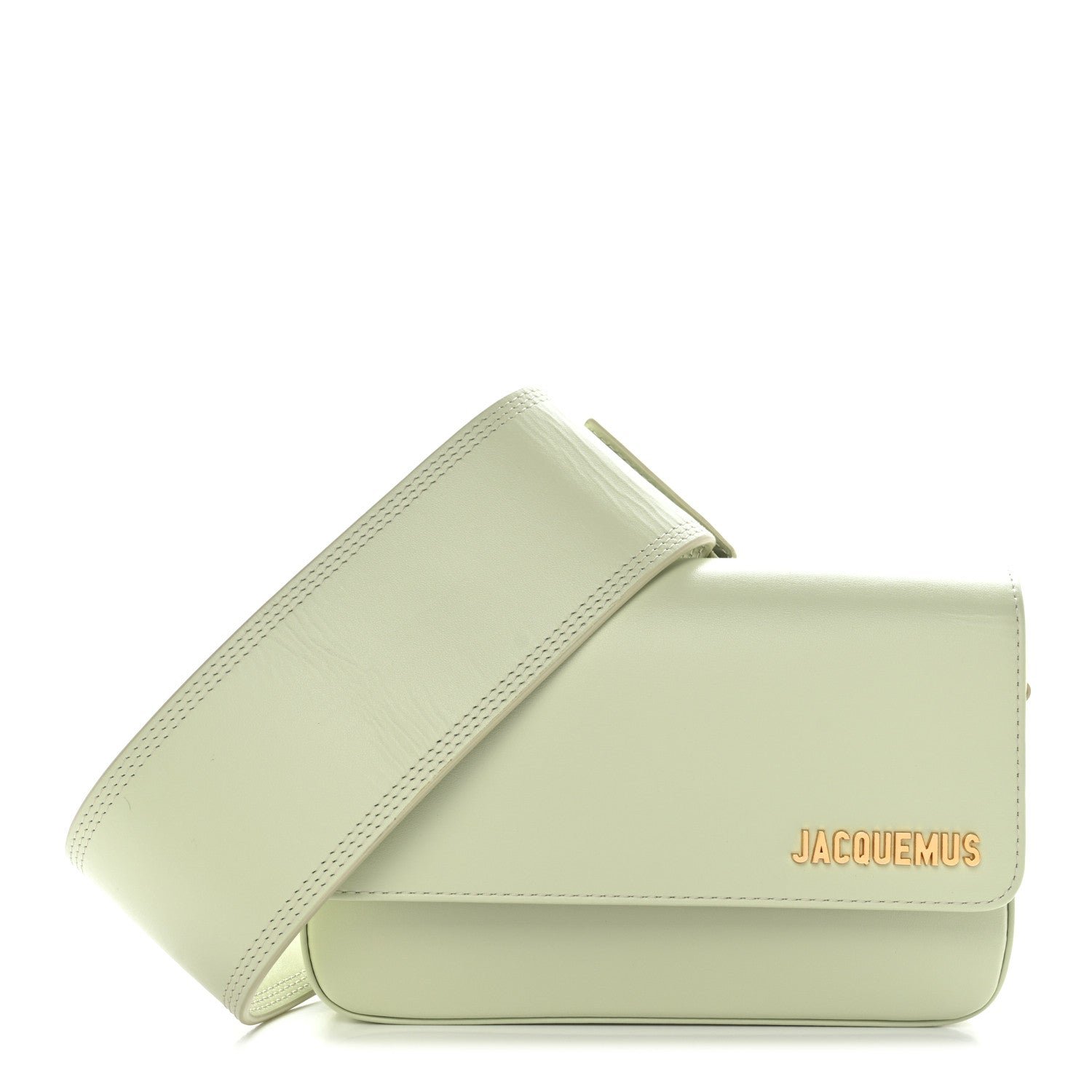 Jacquemus Jacquemus Smooth Calfskin Le Carinu Light Green