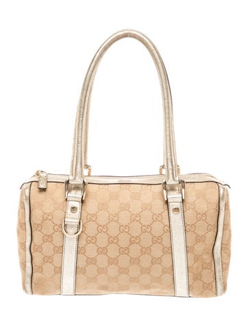 GG Canvas Top Handle Bag