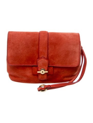 Loro Piana Suede Tres Jolie Pochette