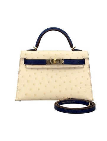 Hermes Ostrich Kelly 20