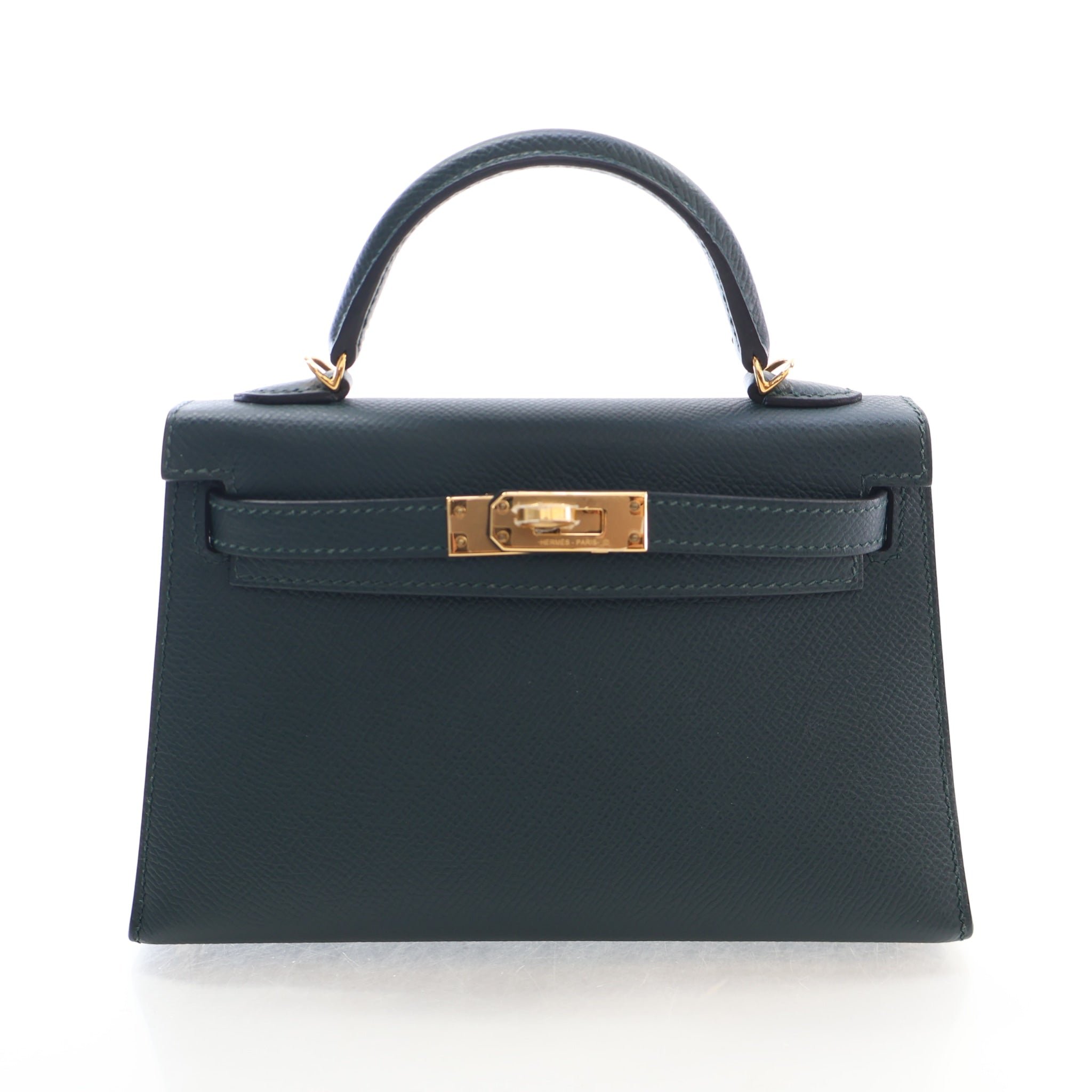 Hermes Hermes Vert Cyprès Epsom Mini Kelly 20
