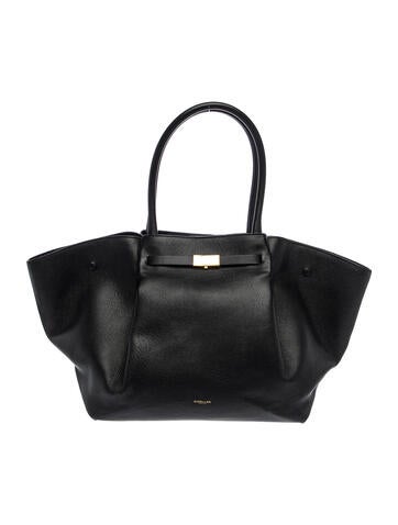 Leather New York Tote Bag Large