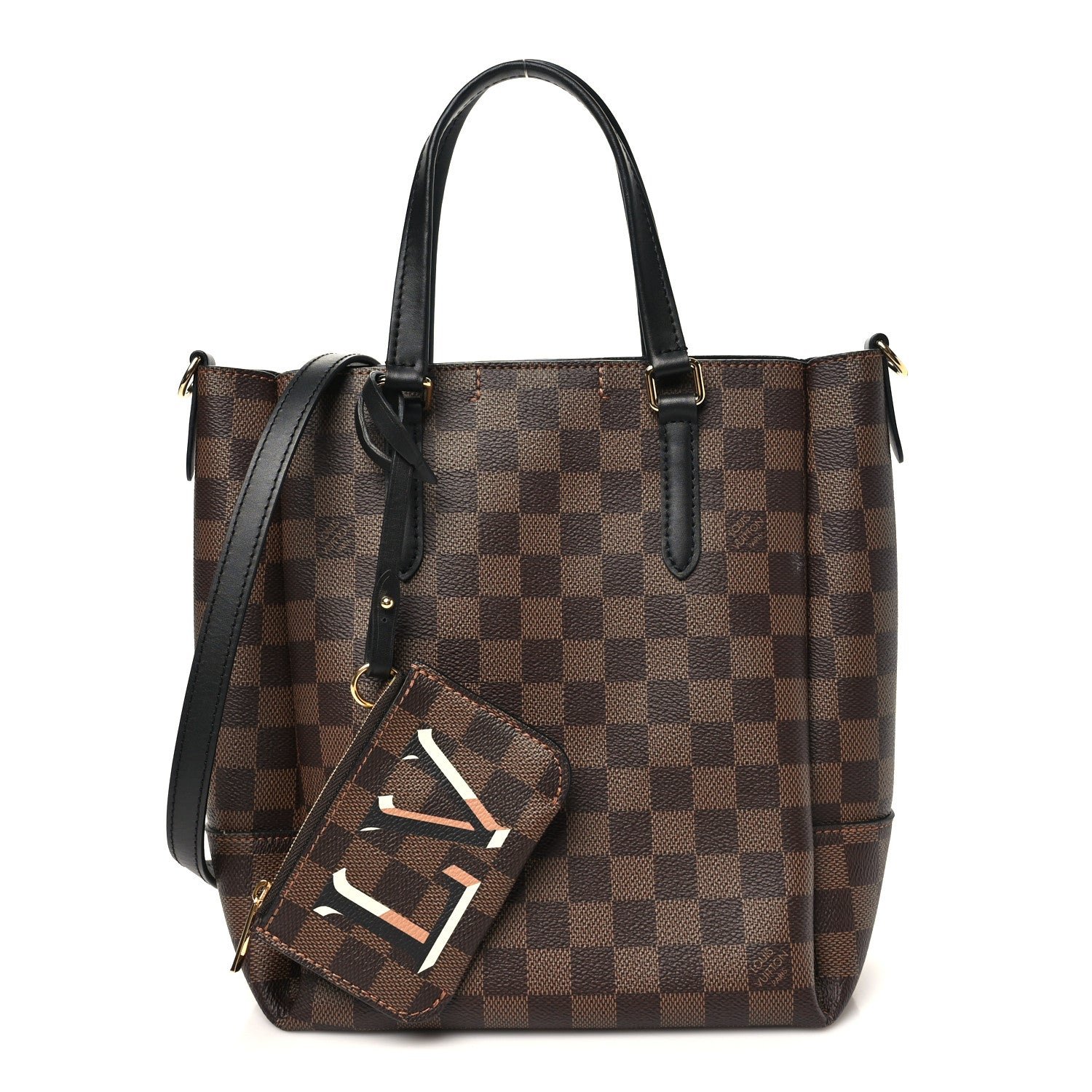 Louis Vuitton Damier Ebene Belmont PM Black