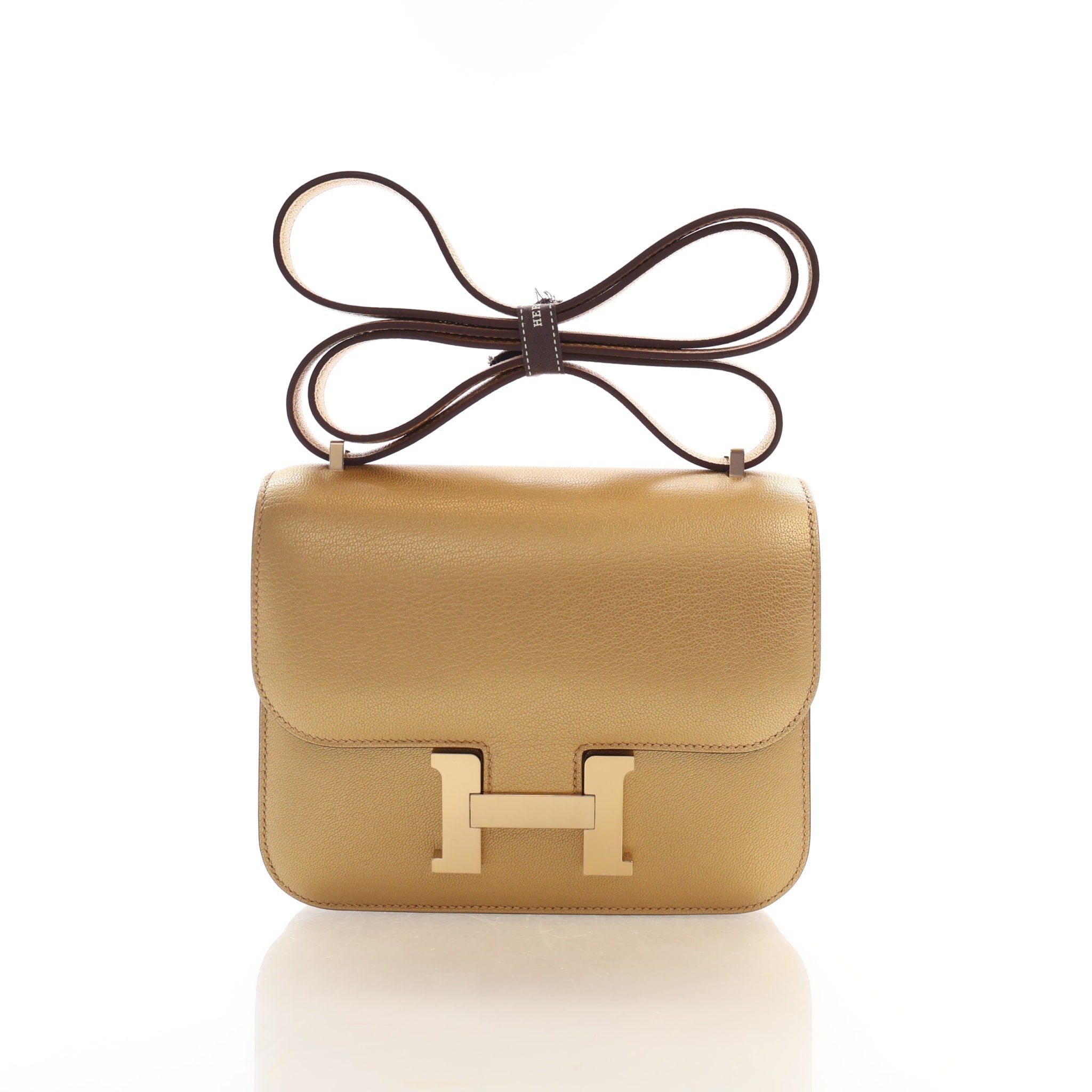 Hermes Dore Chevre Chamkilight Constance 18