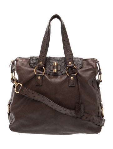 Leather Top Handle Bag