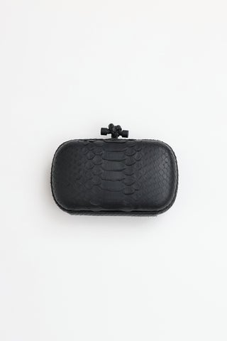Embossed Leather Clutch