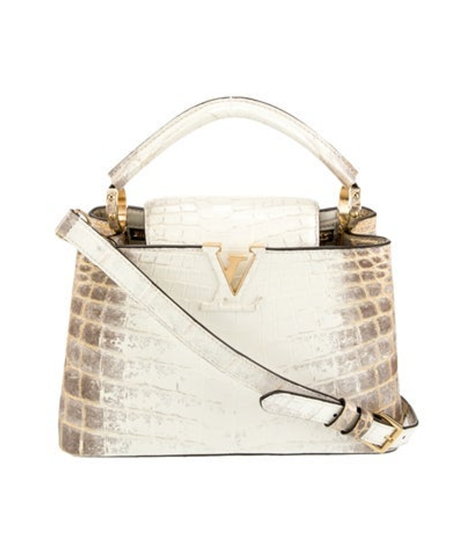 Louis Vuitton Vuitton Himalaya Crocodile Capucines Bb