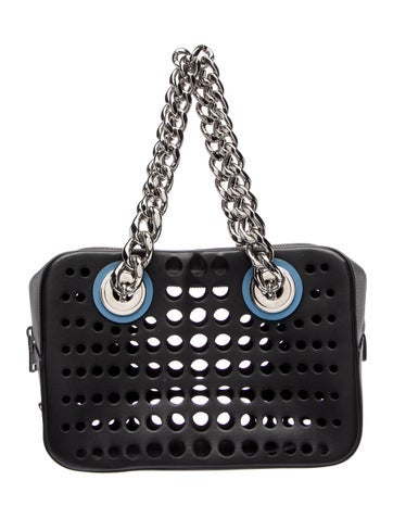 Prada City Calf Leather Shoulder Bag